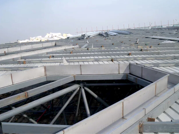 吐鲁番安吉县体育馆网架